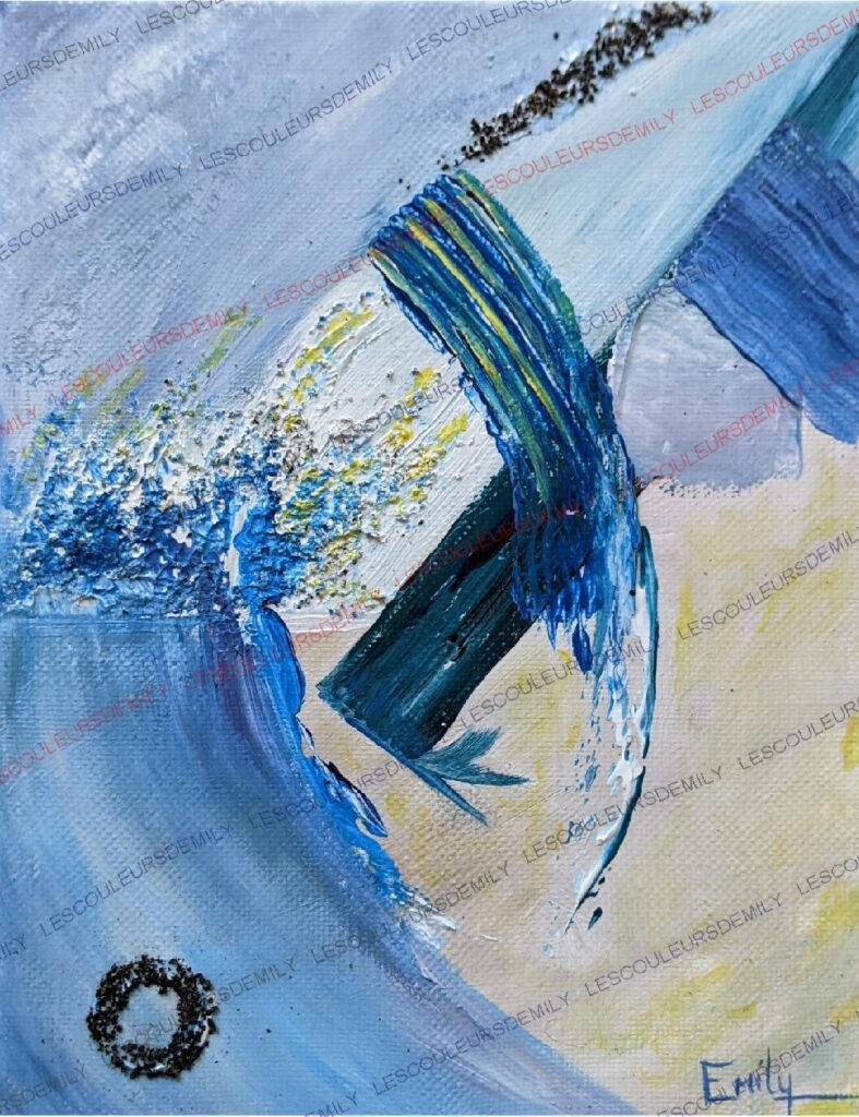 Envolée bleue